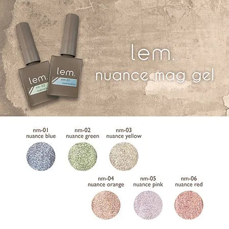 lem. Nuance MagGel Series - 6 Magnetic Gel Colour Options