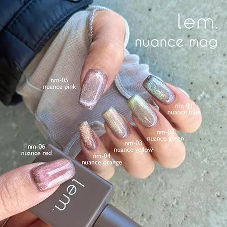 lem. Nuance MagGel Series - 6 Magnetic Gel Colour Options