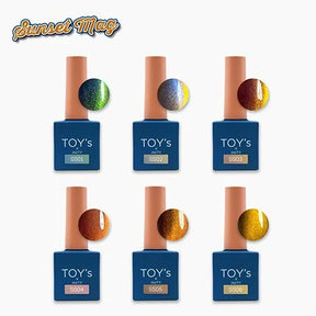 TOY's x INITY Sunset Mag (Magnetic Gel) Collection - Full 6pc set/Individual bottles