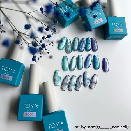 TOY's x INITY Aqua Mag (Magnetic Gel) Collection - Full 6pc set/Individual bottles