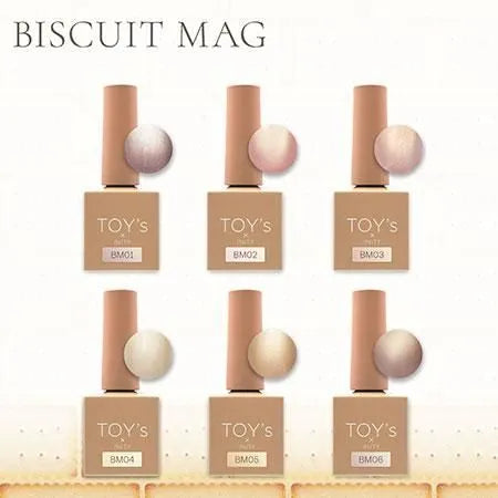 TOY's x INITY Biscuit Mag (Magnetic Gel) Collection - Full 6pc set/Individual bottles