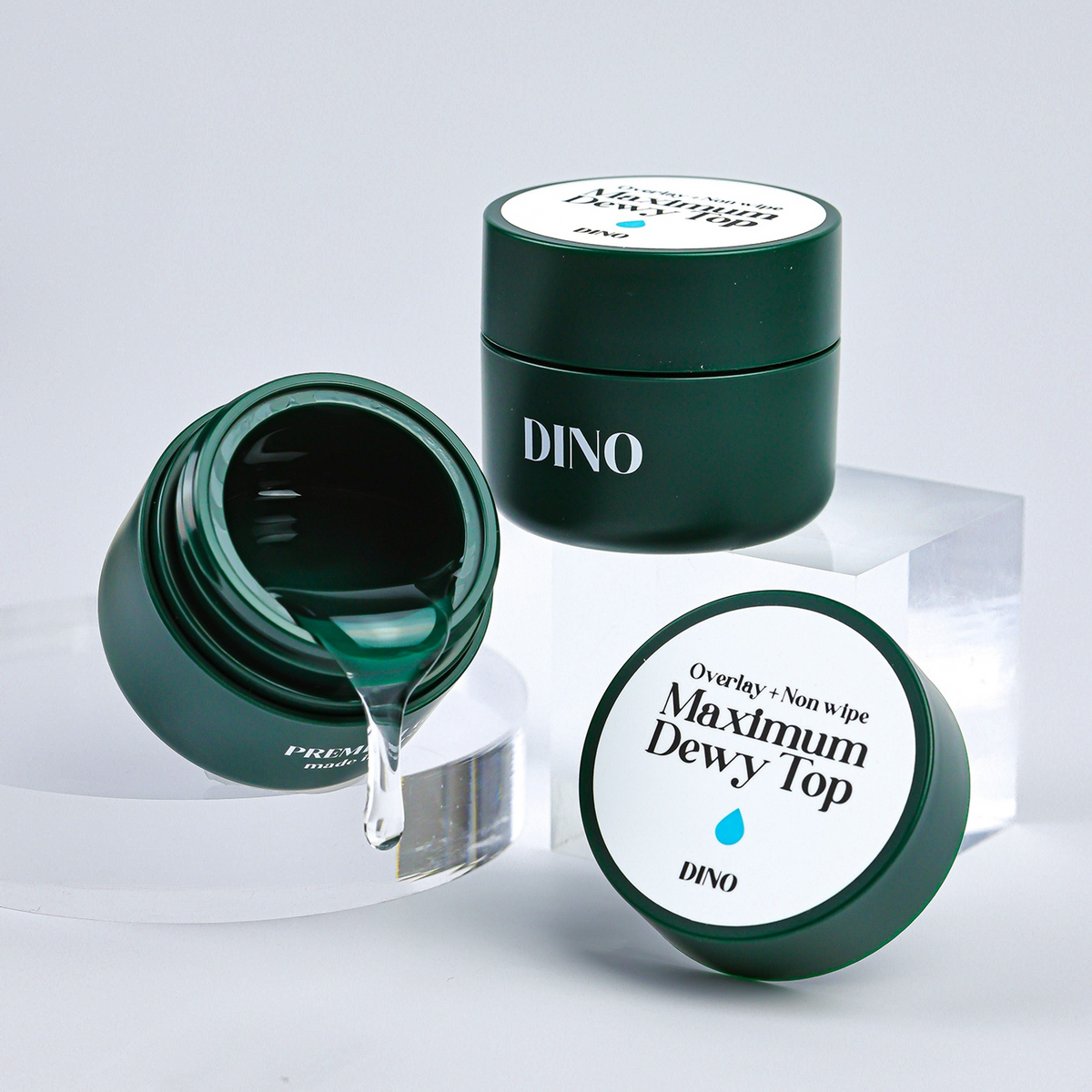 DINO It's Nail O'Clock Maximum Dewy Top Gel (Non-Wipe)