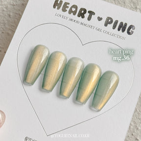 Yogurt Nail Korea Heart Ping Magnetic Gel Collection - Full 10pc Collection/Individual Bottles