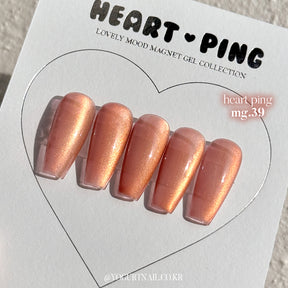 Yogurt Nail Korea Heart Ping Magnetic Gel Collection - Full 10pc Collection/Individual Bottles