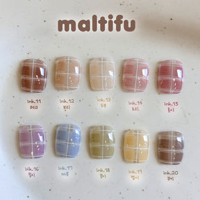 Yogurt Nail Korea Maltifu Ink Collection - Full 10pc Set/Individual Bottles