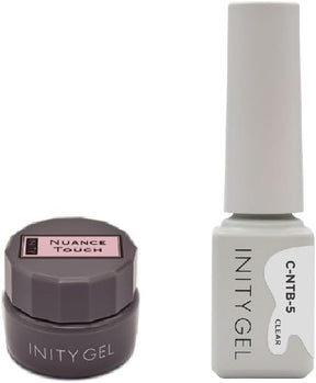 INITY Nuance Touch Clear Art Gel - 2 container types (pot/bottle)