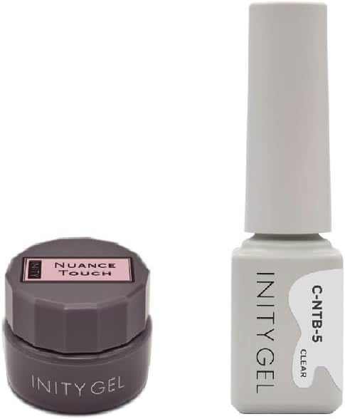 INITY Nuance Touch Clear Art Gel - 2 container types (pot/bottle)