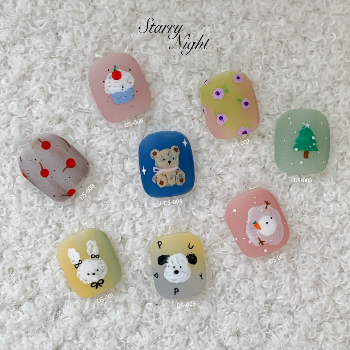 DINO It's Nail O'Clock Starry Night Collection (8 Syrup Gels)