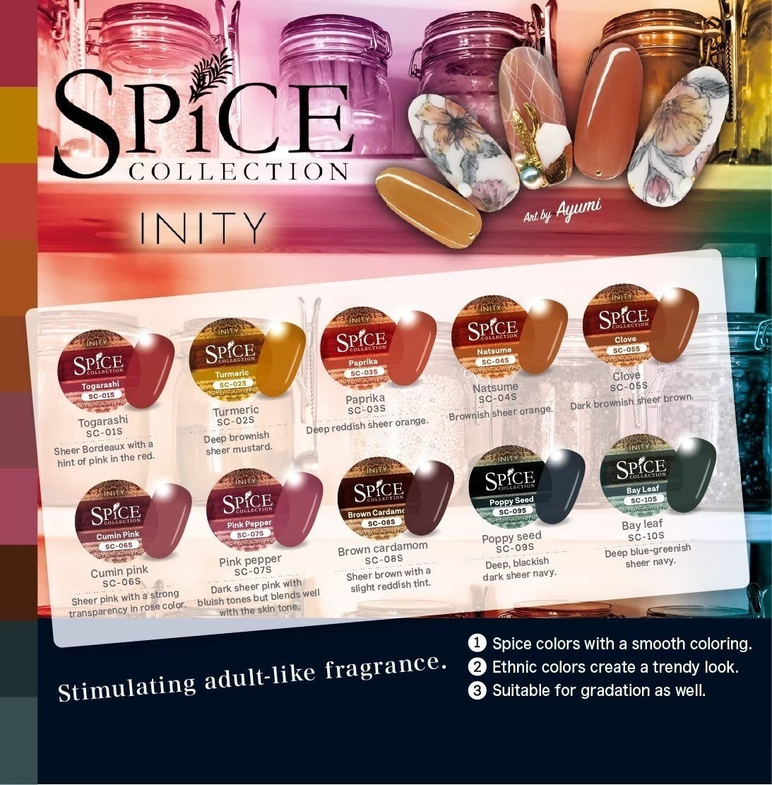 INITY High-End Color Spice Collection - Full 10pc Set