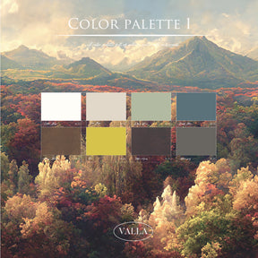 Valla Colour Palette l - Full 8pc Collection