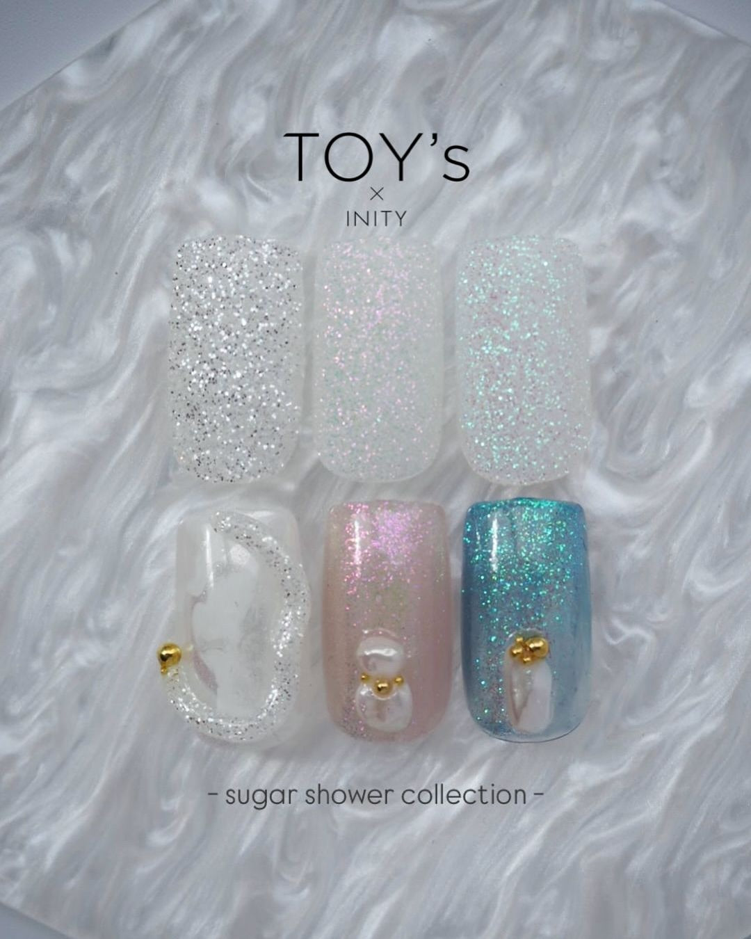 TOY's x INITY Sugar Shower Glitters - 3 colours options