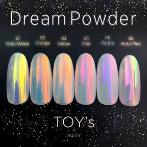 TOY's x INITY Aurora x Metallic Dream Powder - 6 colour set