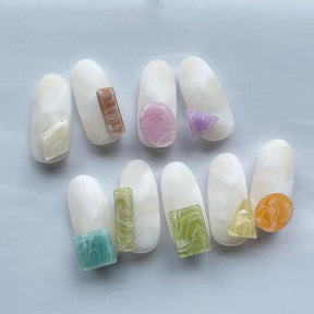 TOY's x "COLORS NAIL" Nendo 3D Gel - 12 colours (Full 12pc Set/Individual Pots)