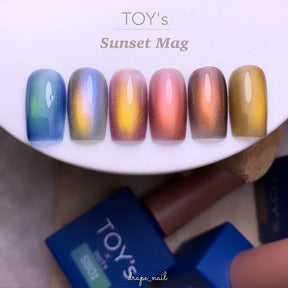 TOY's x INITY Sunset Mag (Magnetic Gel) Collection - Full 6pc set/Individual bottles