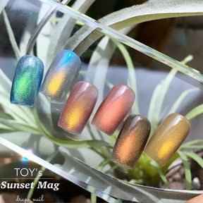 TOY's x INITY Sunset Mag (Magnetic Gel) Collection - Full 6pc set/Individual bottles