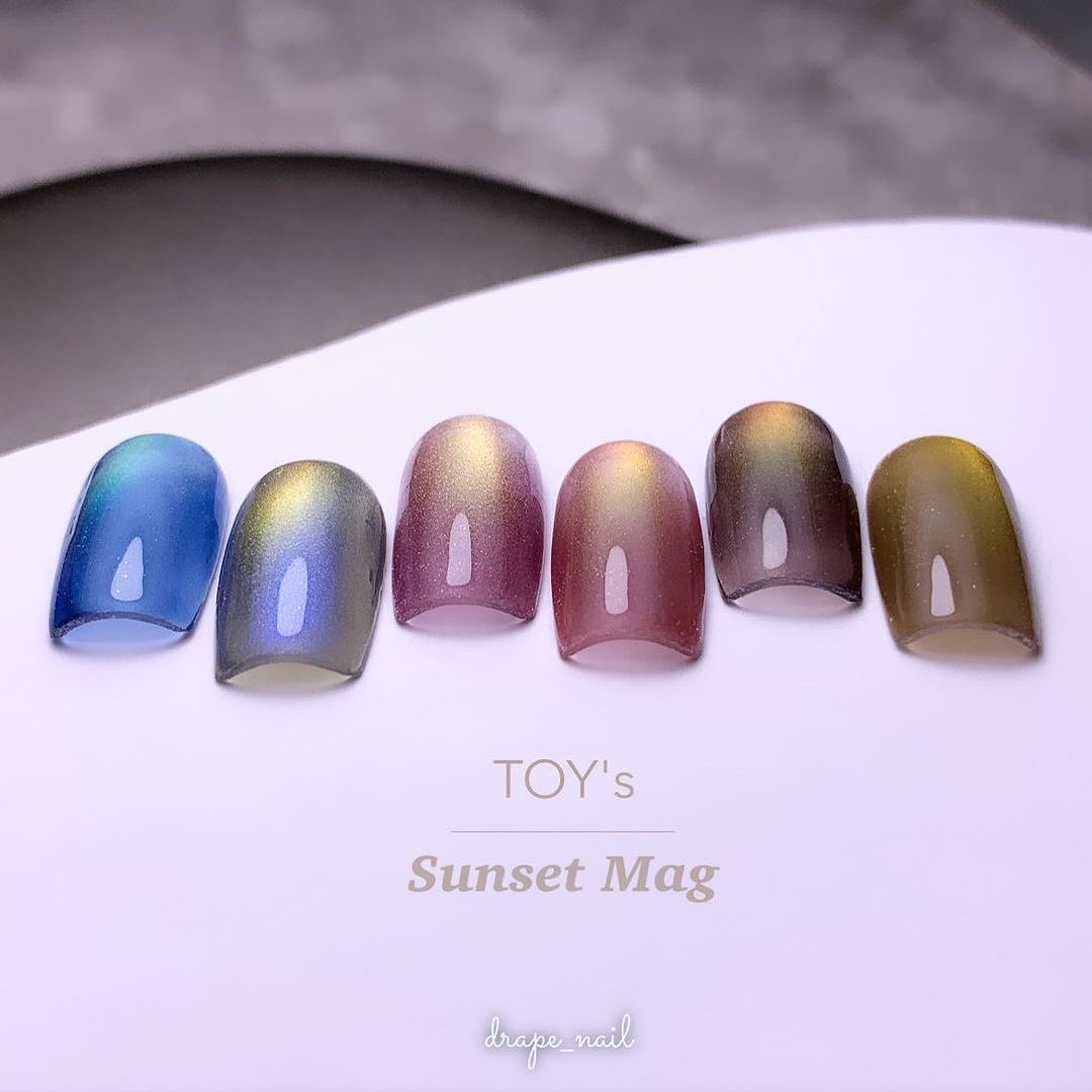 TOY's x INITY Sunset Mag (Magnetic Gel) Collection - Full 6pc set/Individual bottles