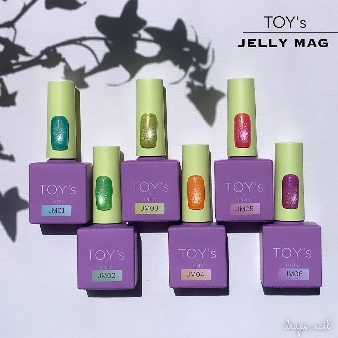 TOY's x INITY Jelly Mag (Magnetic Gel) Collection - Full 6pc set/Individual bottles