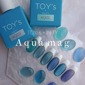 TOY's x INITY Aqua Mag (Magnetic Gel) Collection - Full 6pc set/Individual bottles