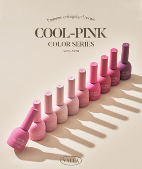 Valla Solid Non-Wipe Colour Collection - Cool Pink Series VC11-VC20 (Individual Colours)