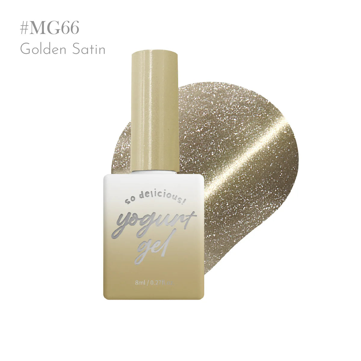 Yogurt Nail Korea Lingerie Magnetic Cat Eye Glitter Gel - Full 8pc Collection/Individual Bottles