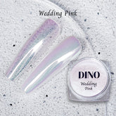 DINO It's Nail O'Clock Chrome Powder - Wedding Pink