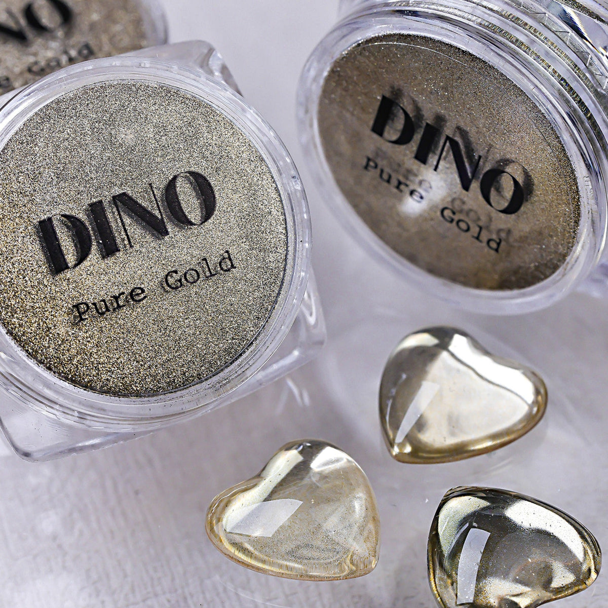 DINO It's Nail O'Clock Chrome Powder - Pure Gold
