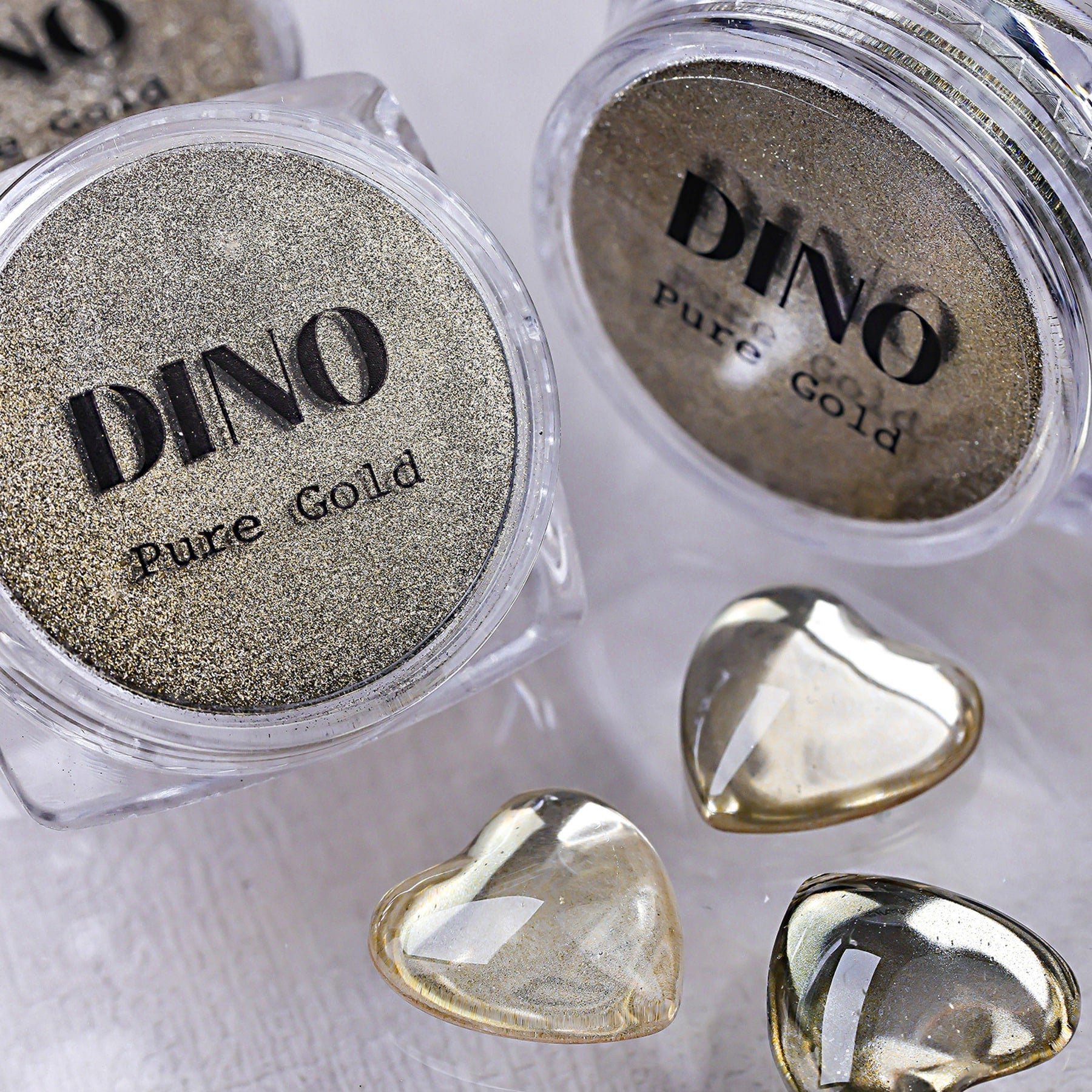 DINO It's Nail O'Clock Chrome Powder - Pure Gold