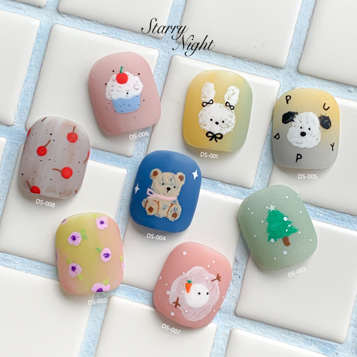 DINO It's Nail O'Clock Starry Night Collection (8 Syrup Gels)