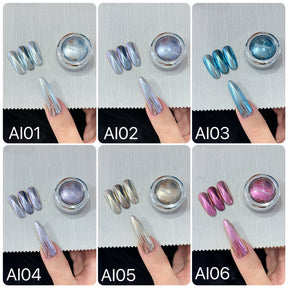 MPA Supernova Chrome Powder by misspinknail - Full 6pc set/Individual Colours