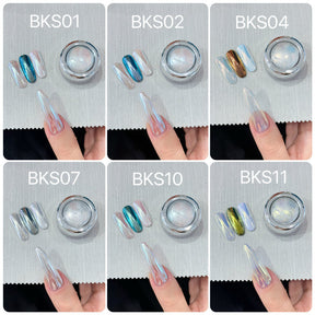 MPA Moonlight Sky Chrome Powder by misspinknail - Full 6pc set/Individual Colours