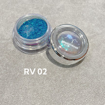 MPA Transparent Ice Moonlight Chrome Powder by misspinknail - Full 6pc set/Individual Colours