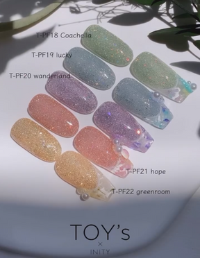 TOY's x INITY Party Flash Gel - 10 colours (Individual Bottles)