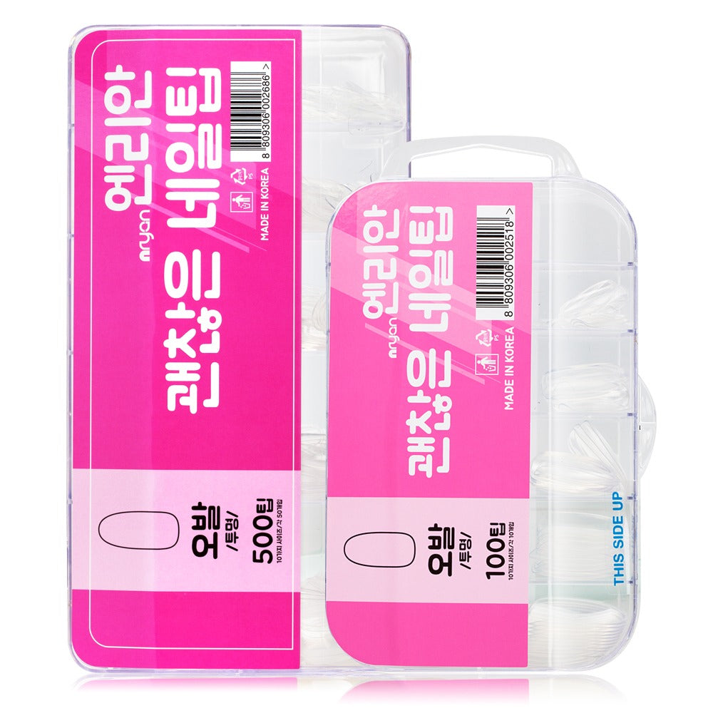 Nryan oval tips - soft gel extensions