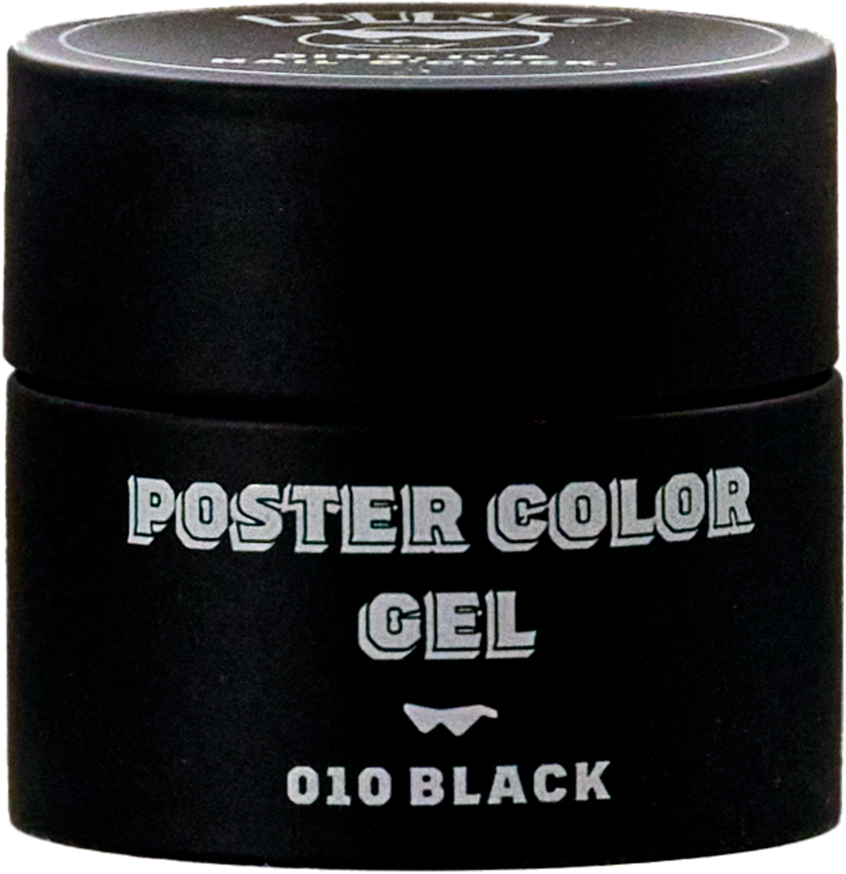 DINO It's Nail O'Clock Black and White Poster Colour Gels (No-Wipe) - 2pc set/Black/White