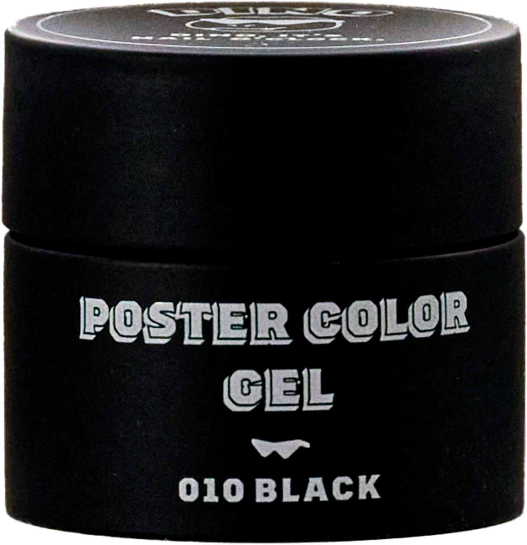 DINO It's Nail O'Clock Black and White Poster Colour Gels (No-Wipe) - 2pc set/Black/White