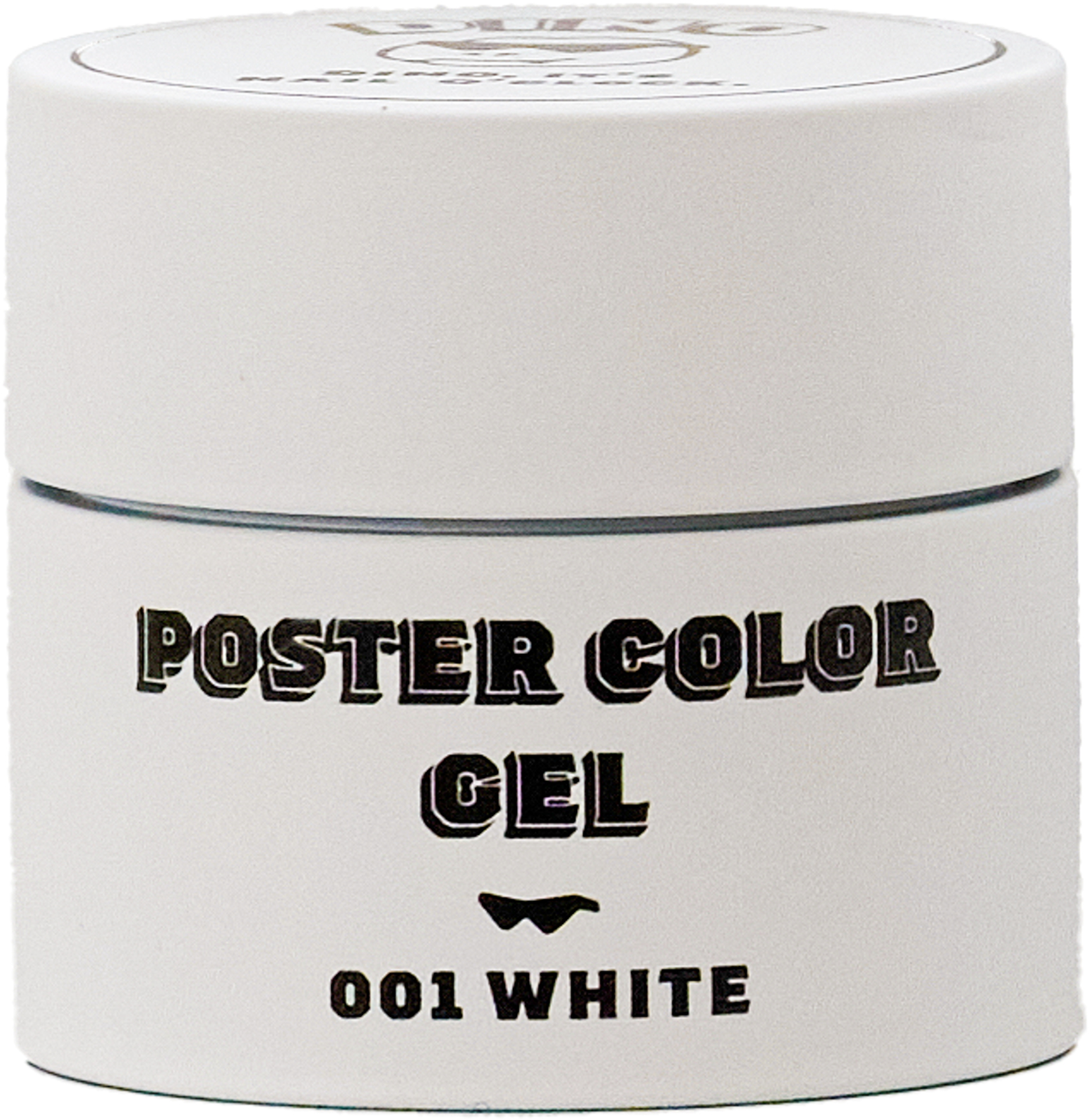 DINO It's Nail O'Clock Black and White Poster Colour Gels (No-Wipe) - 2pc set/Black/White