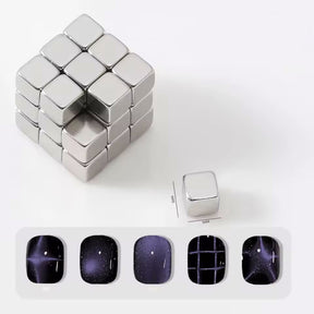 Detachable/adjustable Magnets for Magnetic/Cat-eye gels - 2 options: Round Beads/Cubes