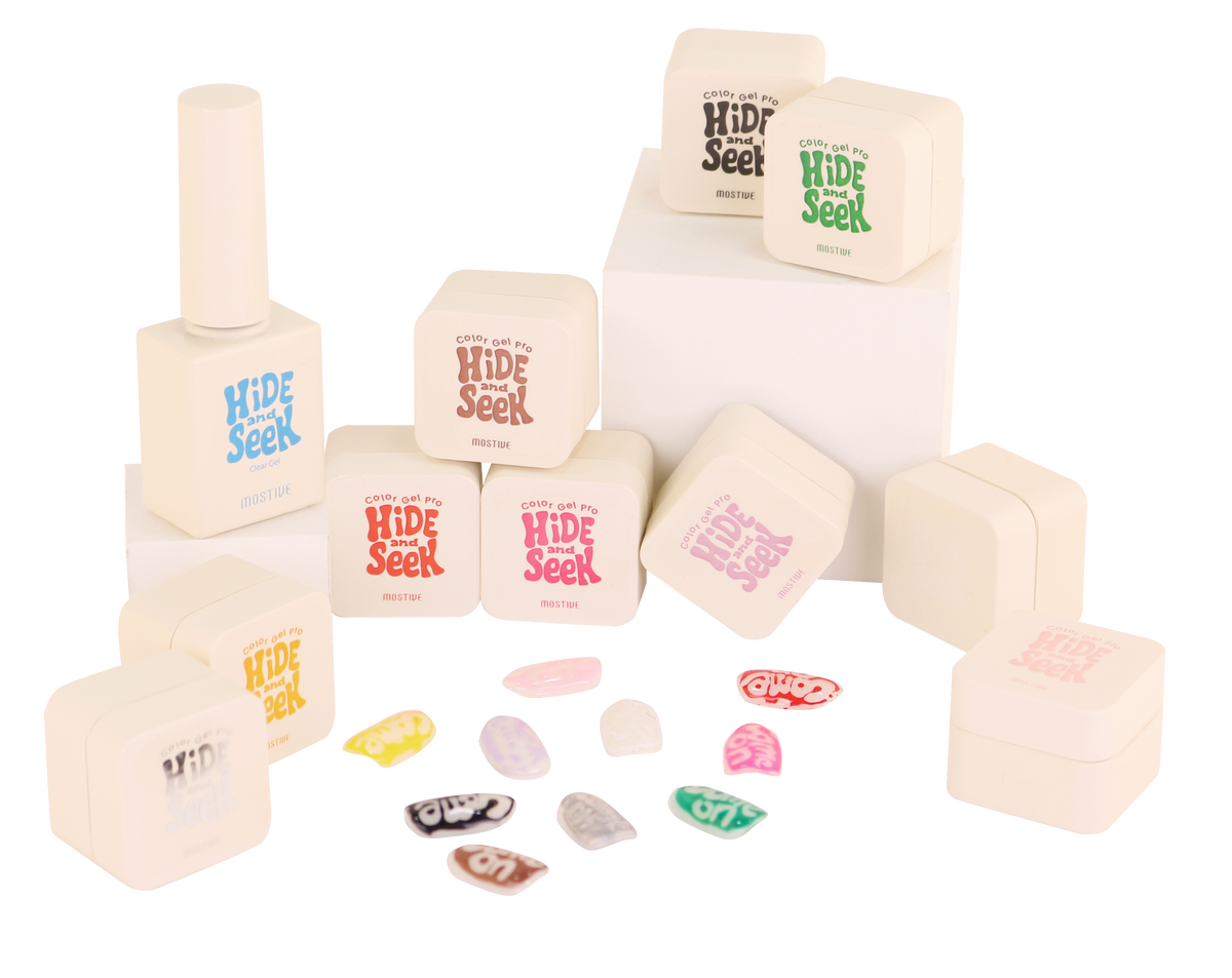 Mostive Hide & Seek Collection - Full 11pc Set/Hide Clear Gel Bottle