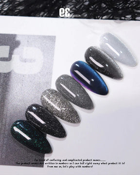 SOOZZA 93 Series Magnetic & Glitter Gel Collection - Full 7pc Set/Individual Bottles