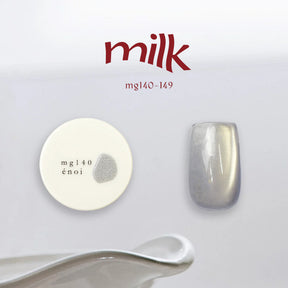 (NEW UPDATE) énoi 'milk' Magnetic Gel Series - full 20pc set/10pc sets/individual pots (mg130-149)