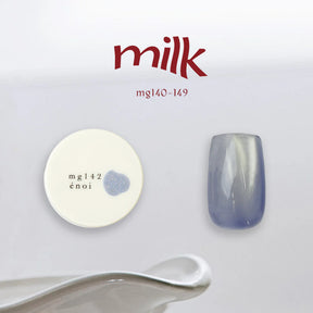 (NEW UPDATE) énoi 'milk' Magnetic Gel Series - full 20pc set/10pc sets/individual pots (mg130-149)