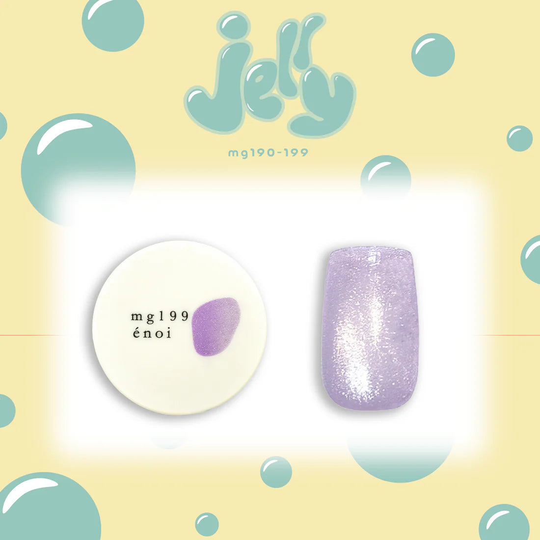 énoi jelly Magnetic Gel Series - full 20pc set/10pc sets/individual pots (mg190-199)