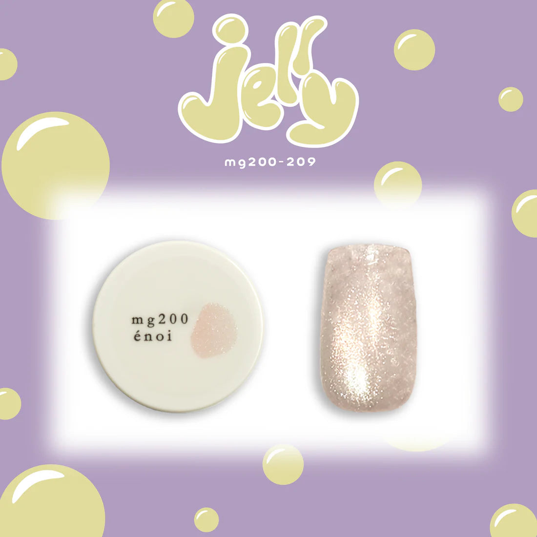 énoi jelly Magnetic Gel Series - full 20pc set/10pc sets/individual pots (mg190-199)