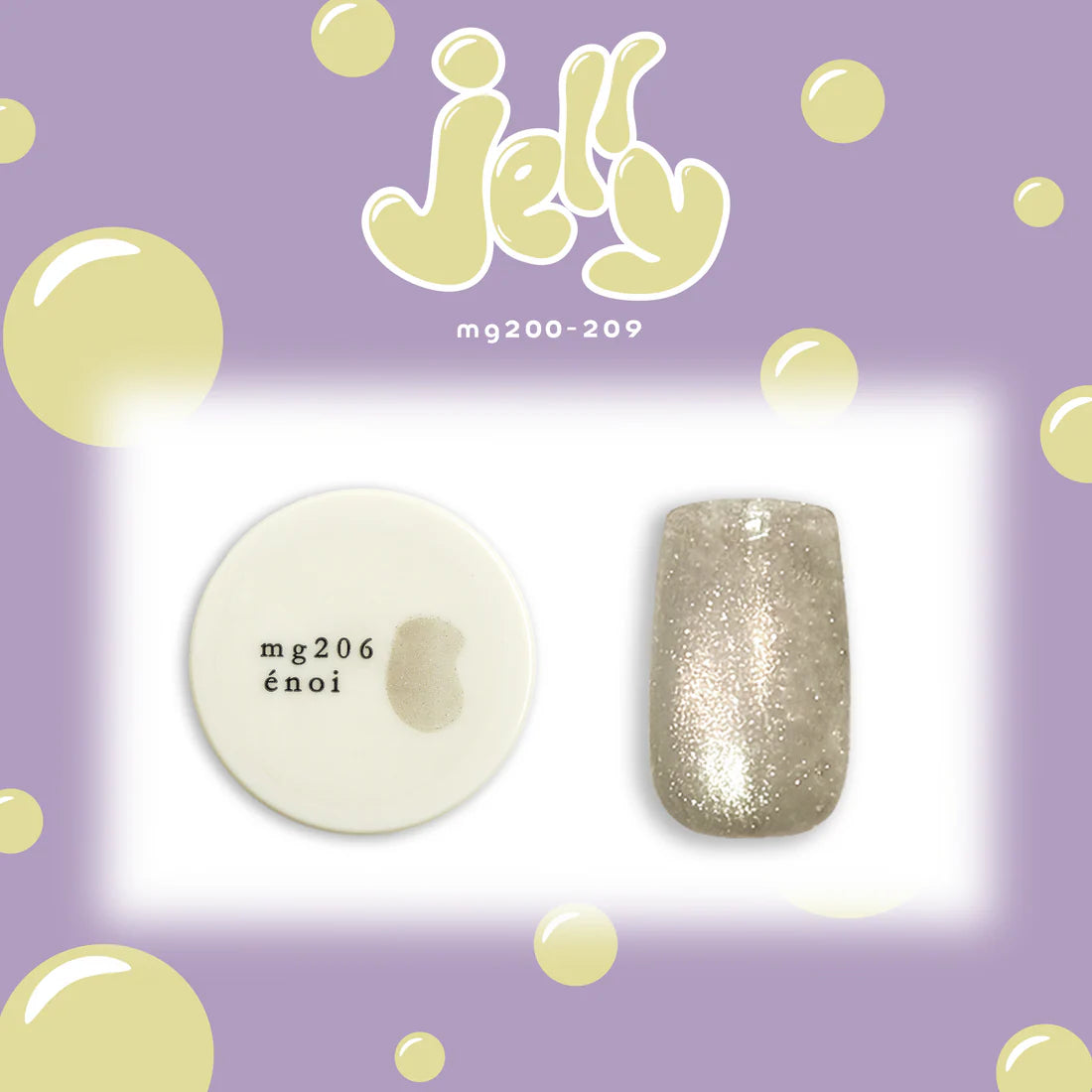 énoi jelly Magnetic Gel Series - full 20pc set/10pc sets/individual pots (mg190-199)