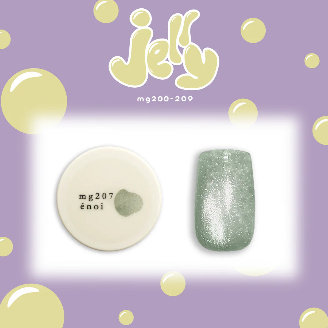 énoi jelly Magnetic Gel Series - full 20pc set/10pc sets/individual pots (mg190-199)