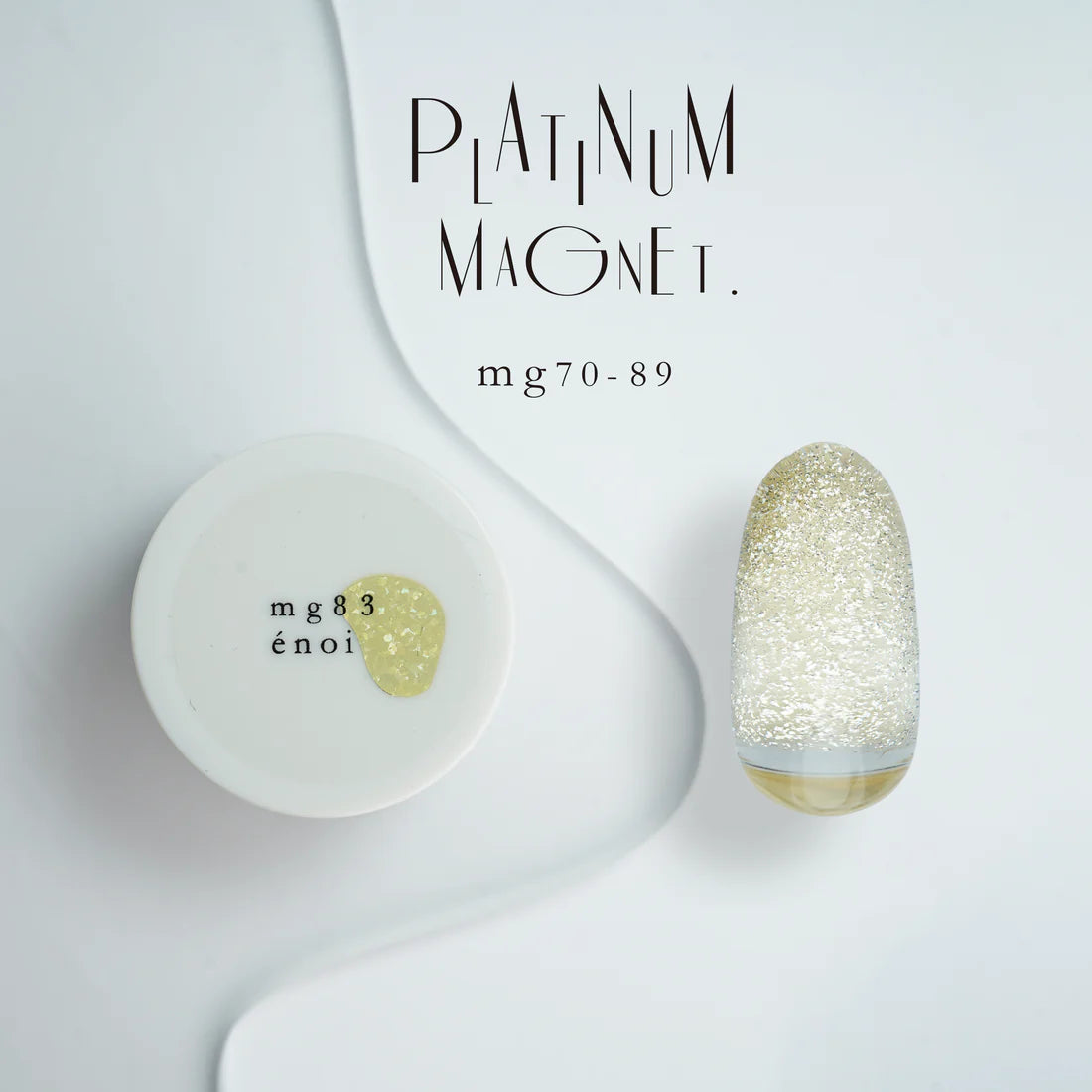爆買いしたくなる Platinum énoi Magnet set/individual 20pc full - Collection ジェルネイル・ネイルシール