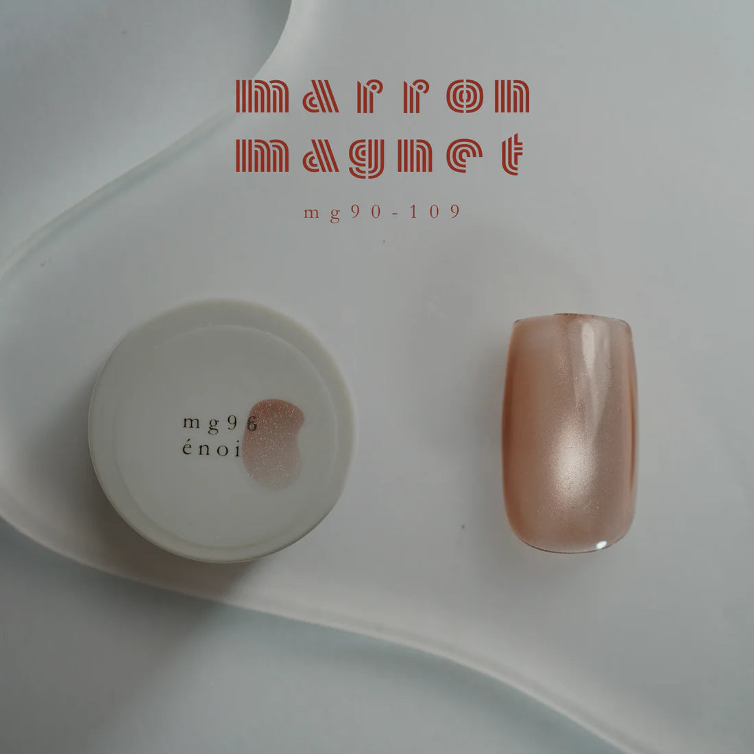 énoi マロンマグネット　20色セット　台紙付き énoi マロンマグネット20色セット台紙付き