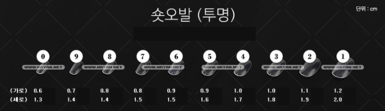 Nryan short oval tips - soft gel extensions