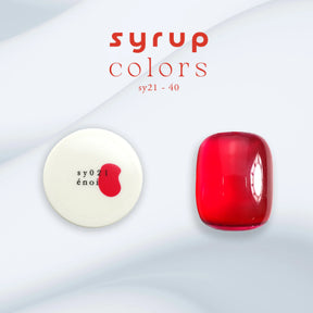 énoi SS Syrup Gel Collection - full 20pc set/10pc sets/individual pots (sy021-040)