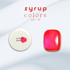 énoi SS Syrup Gel Collection - full 20pc set/10pc sets/individual pots (sy021-040)